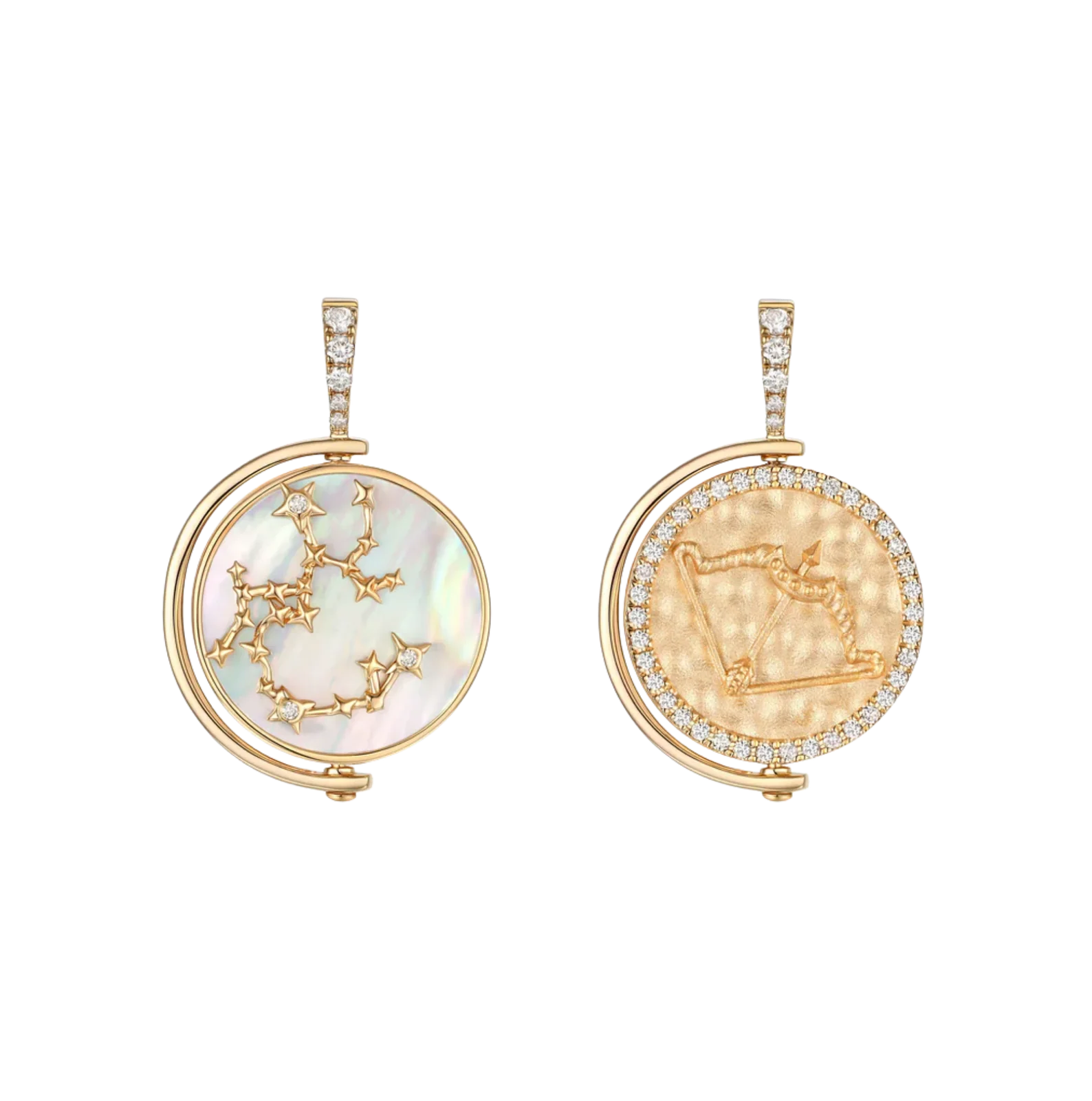 Sagittarius Diamond Constellation Pendant