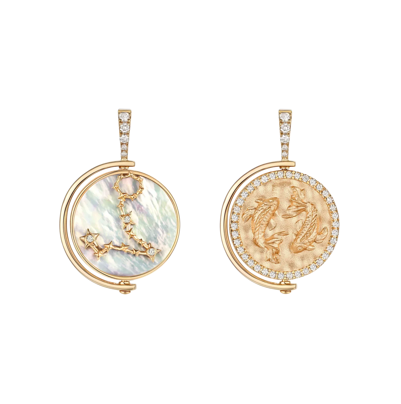 Pisces Diamond Constellation Pendant