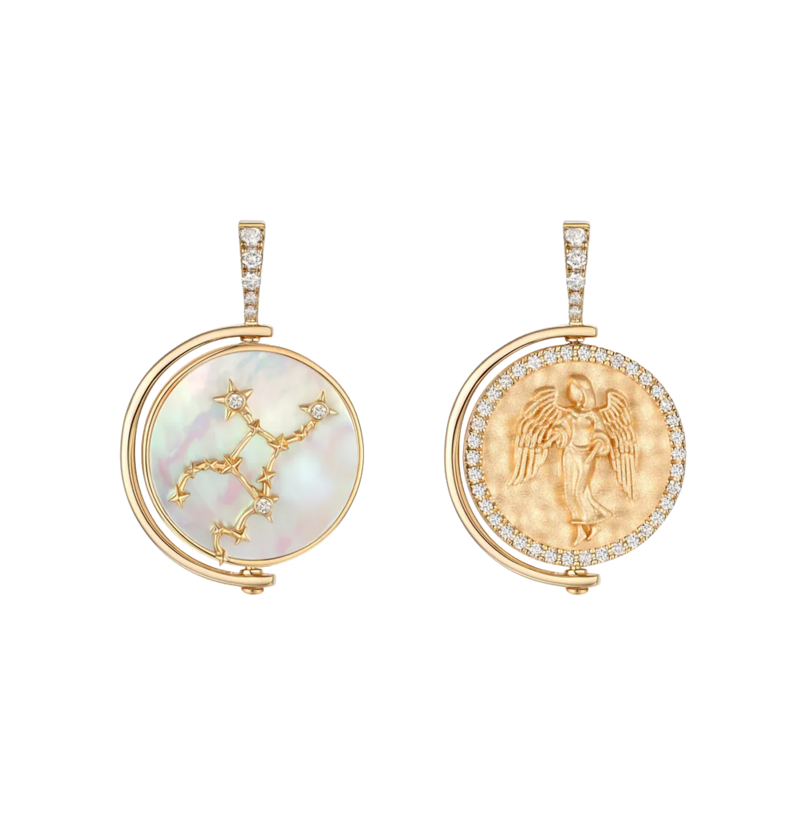 Virgo Diamond Constellation Pendant