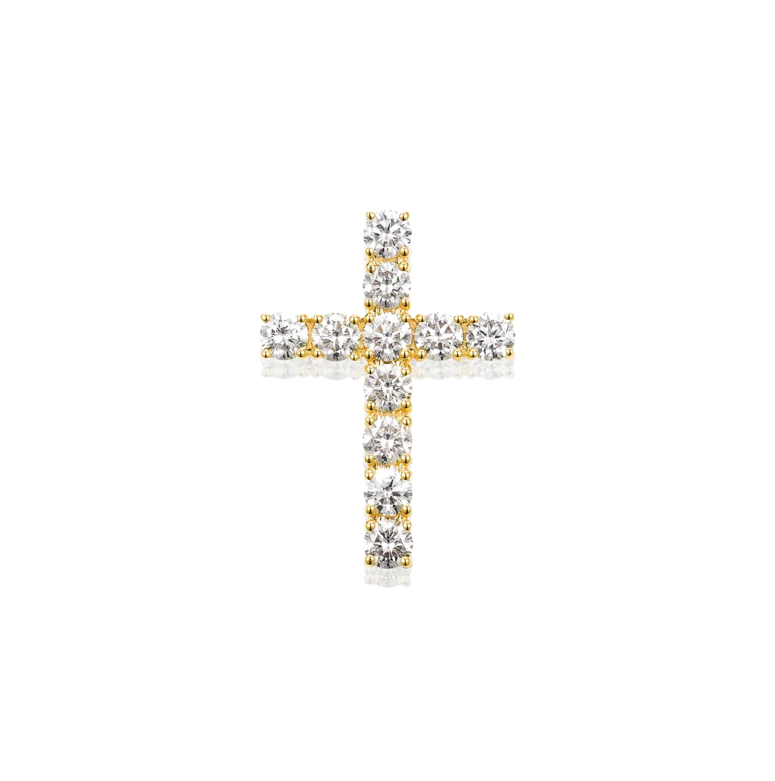 Ethereal Diamond Cross Pendant