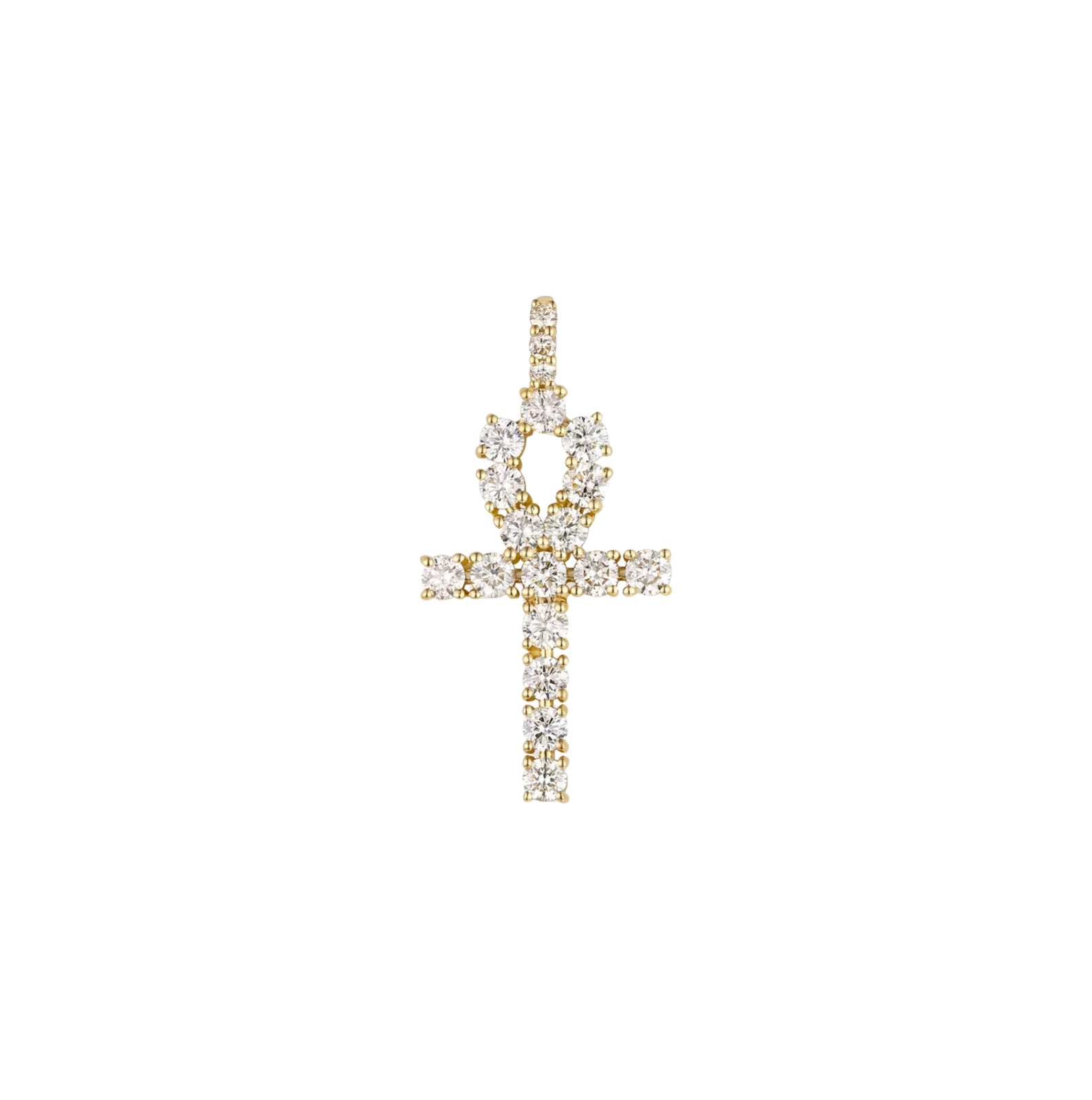 Ankh Diamond Pendant