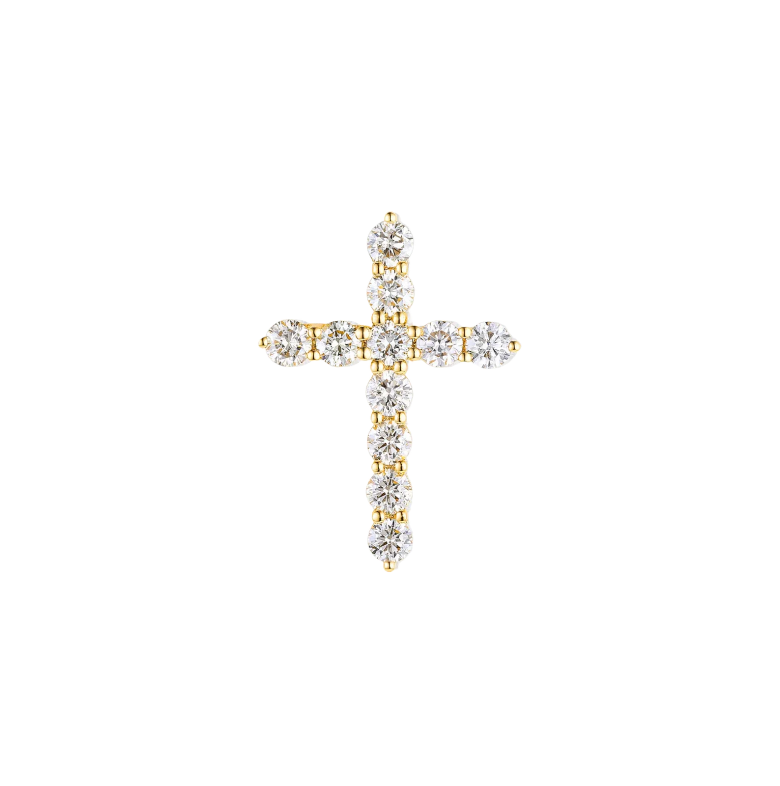 Divine Brilliance Diamond Cross Pendant