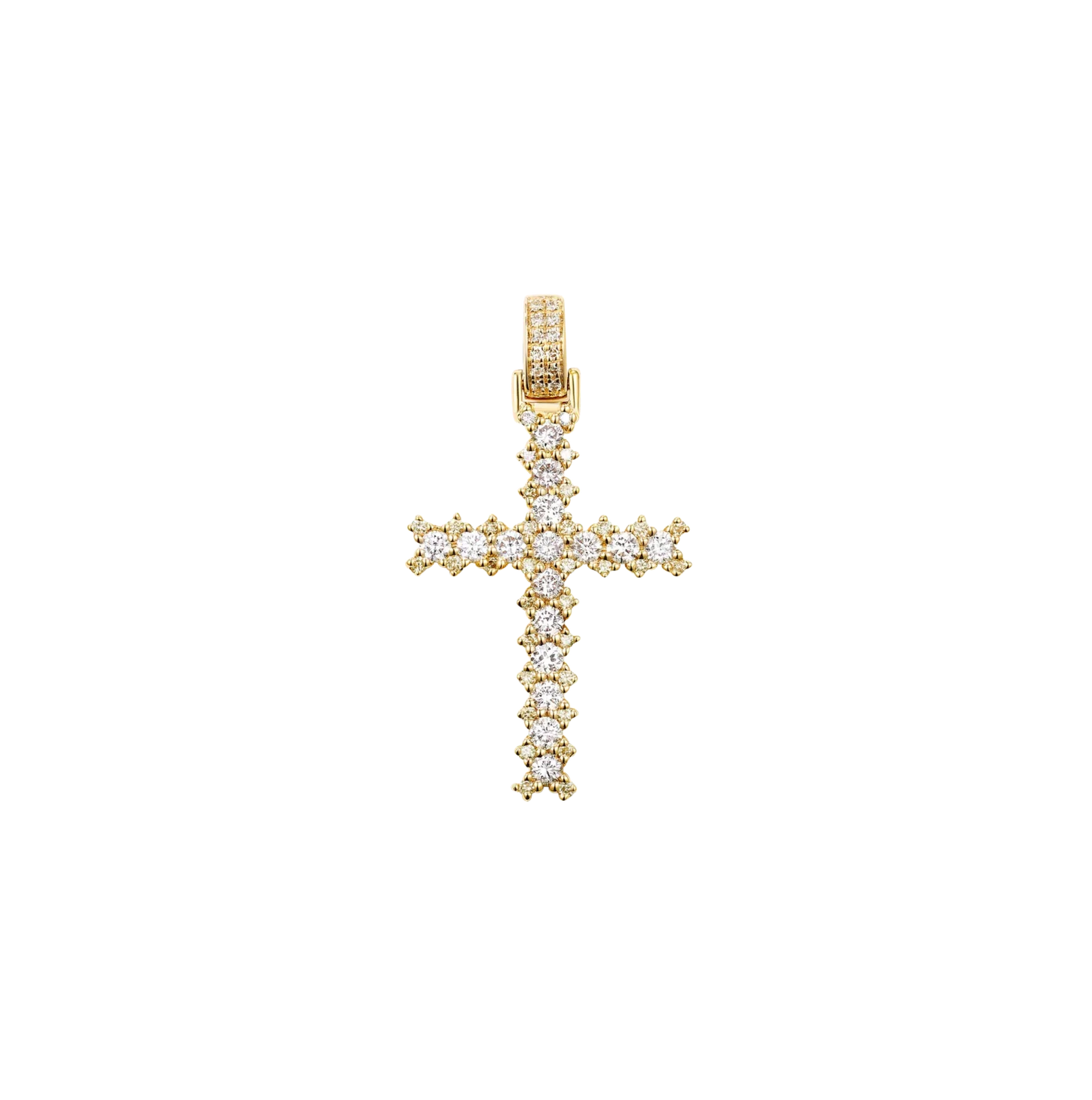 Luminous Diamond Cross Pendant