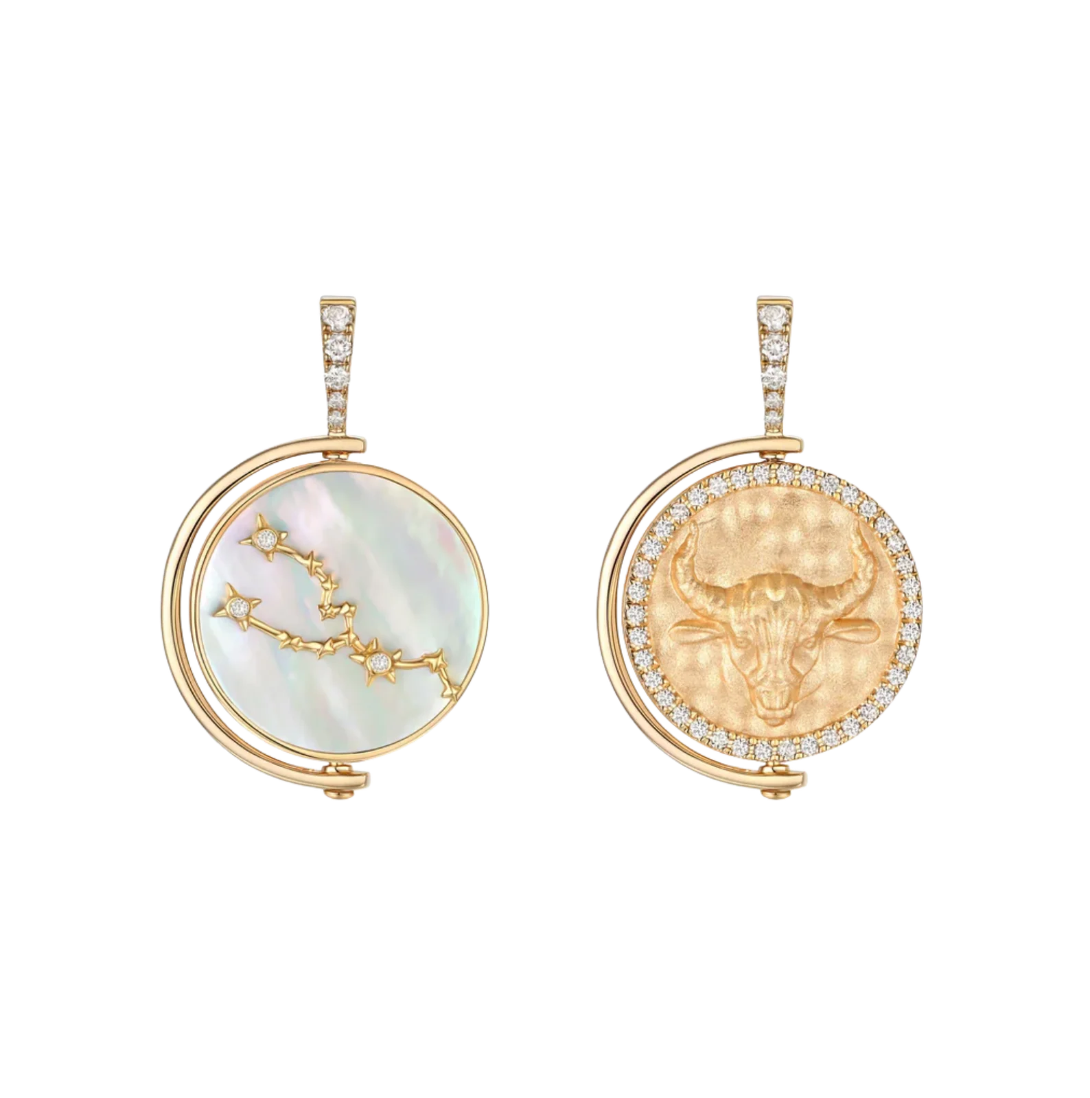 Taurus Diamond Constellation Pendant