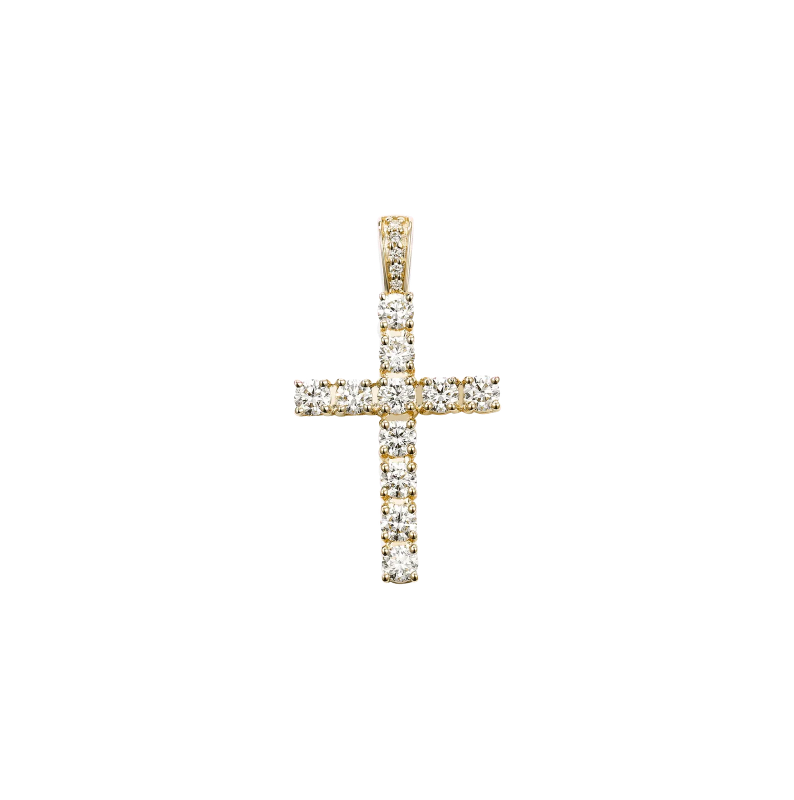 Divine Radiance Cross Diamond Pendant