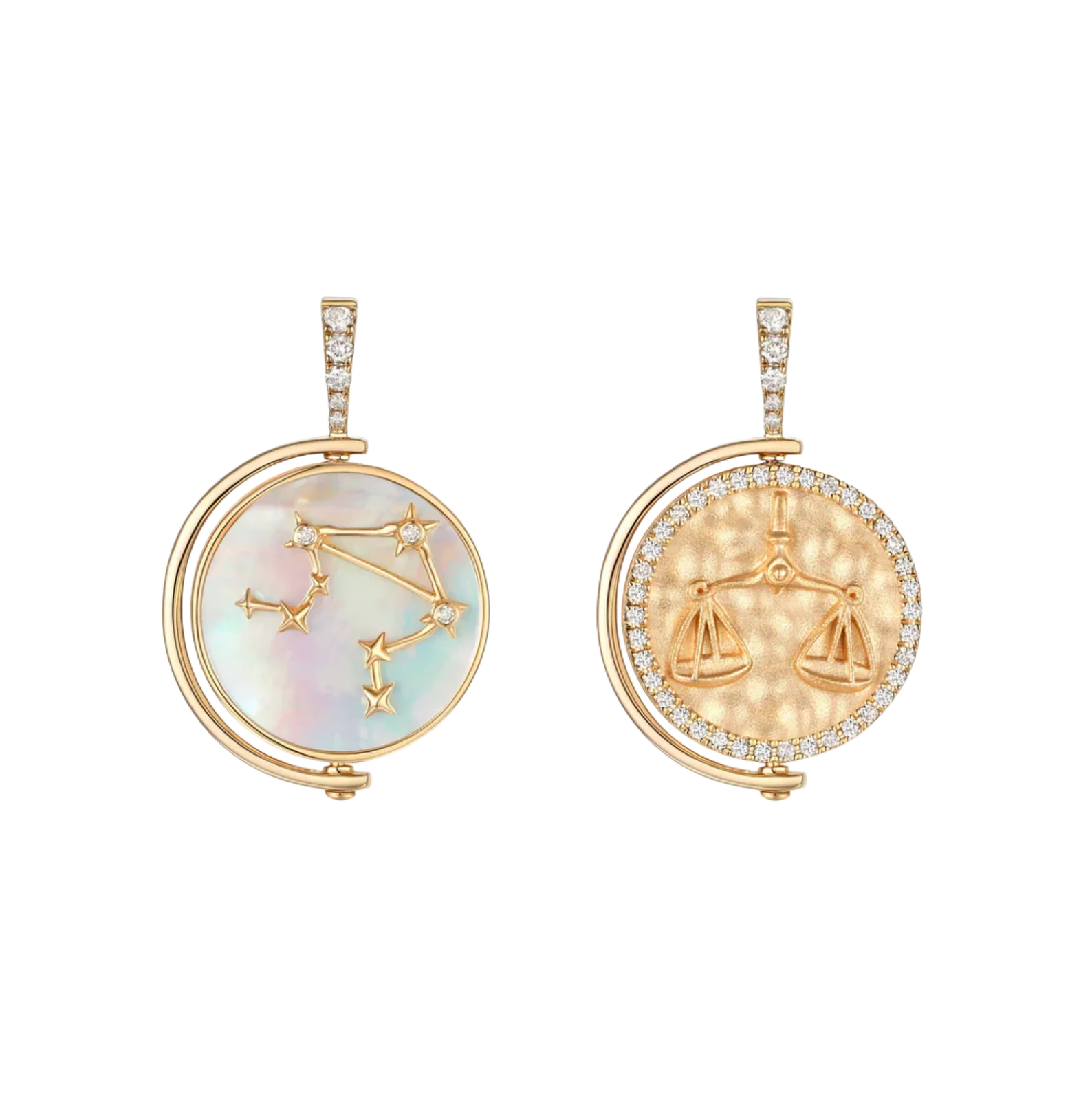 Libra Diamond Constellation Pendant